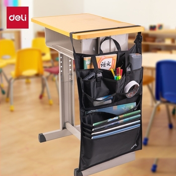 Deli asztali függő könyv táska, textil anyag, nagy kapacitás, modell 72364, 0,62 kg