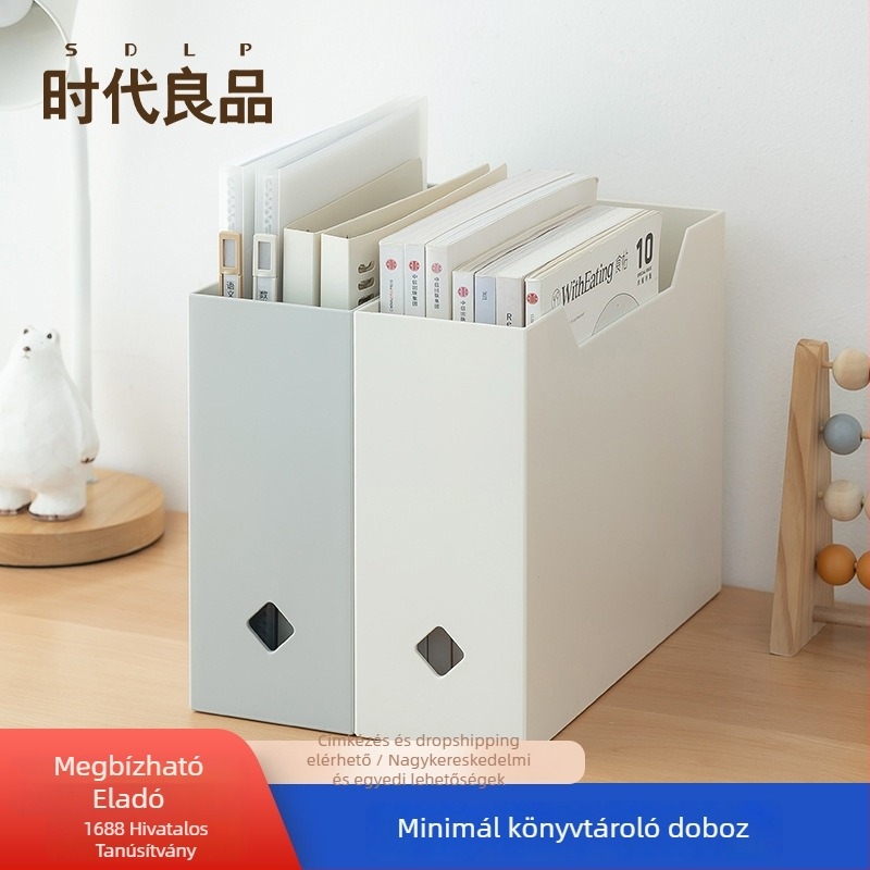 Többcélú asztali könyvállvány – műanyag könyvklipsz, rendező, modell SD-2639, ajándékba is megfelelő