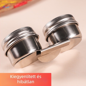 Nemesacél olajfesték színkeverő edény – kerek alakú, márka Surada