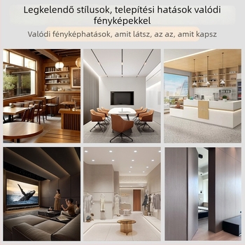 PVC falpanel szénkristályos hatású, modell 15, stílus: sík / új kínai stílus / modern minimalizmus / könnyű luxus, eredet: Linyi, Shandong