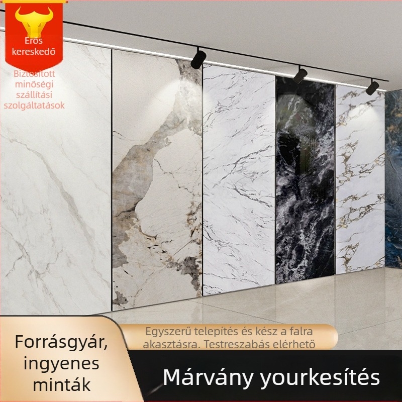 PVC falpanel szénkristályos hatású, modell 15, stílus: sík / új kínai stílus / modern minimalizmus / könnyű luxus, eredet: Linyi, Shandong