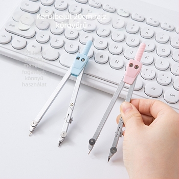 Diákoknak szóló rajzkörző készlet, fém kilenc darabos készlet, Duckbill toll a tervezéshez és vizsgákhoz