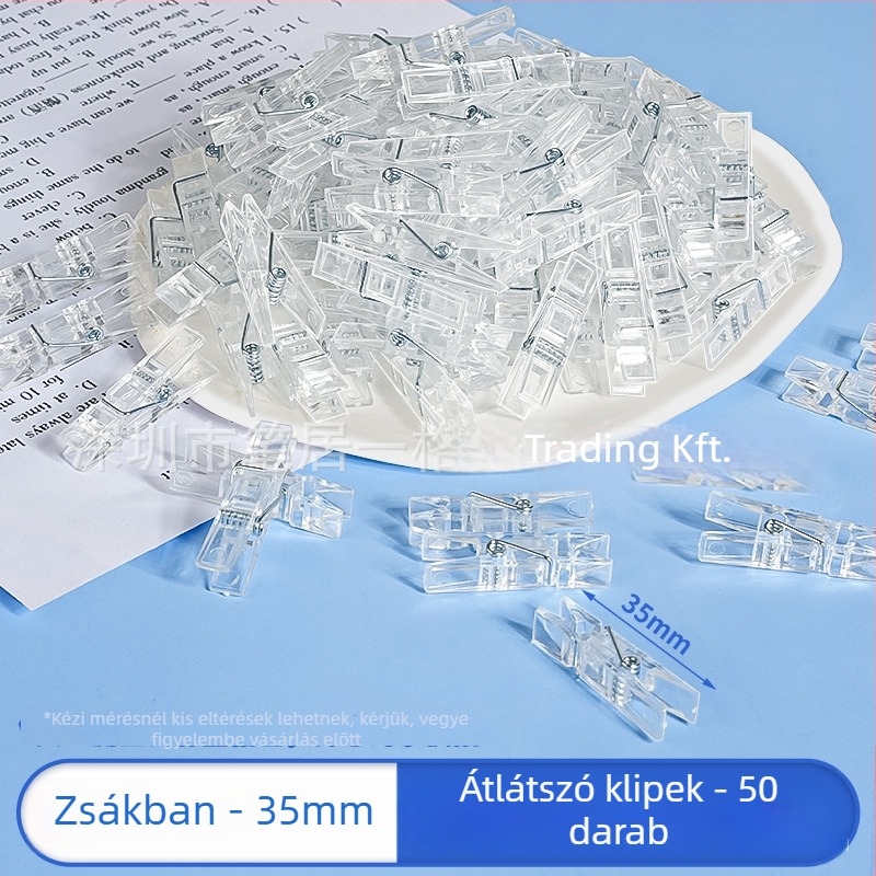 Li cao LC5242A Átlátszó akril klipsz naptárhoz és jegyekhez