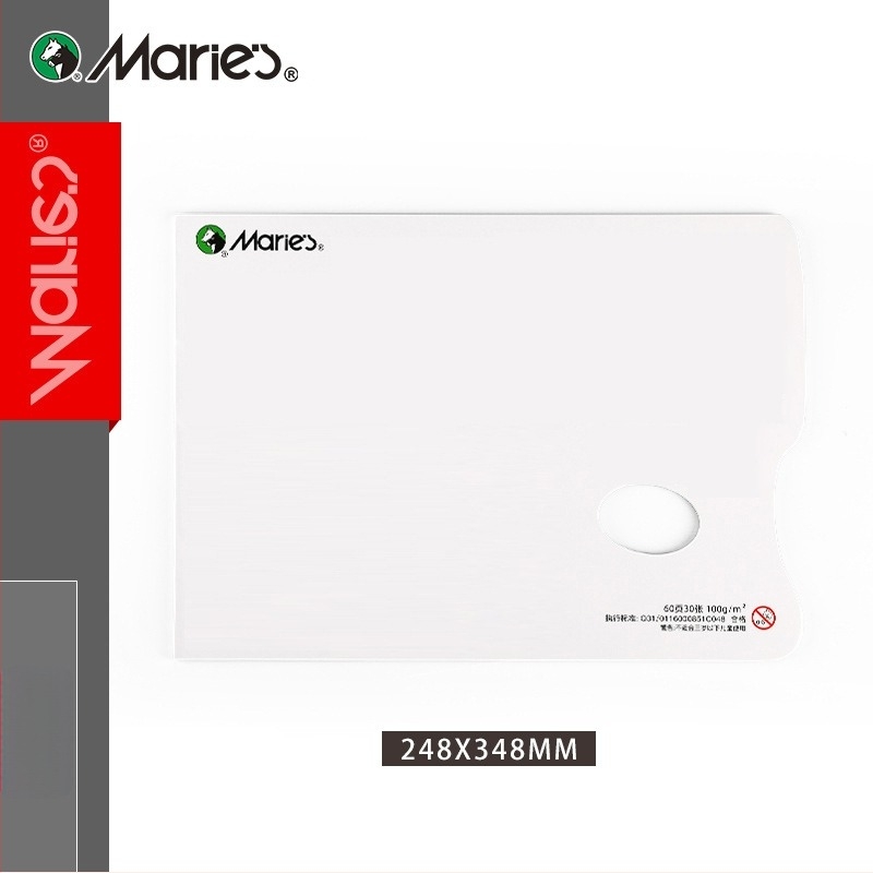 Egyszer használatos palettapapír – mosás nélkül, téphető és leszedhető, négyzetes, olaj-, akril- és gouache festékekhez