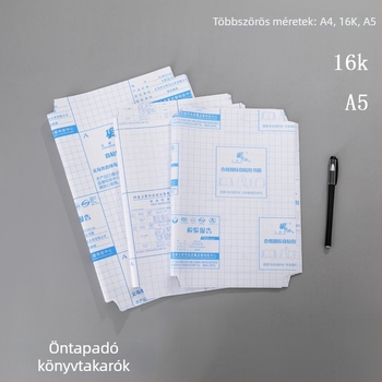 Öntapadós könyvborító fólia, matt átlátszó felület; Márka: Auspicious Bird; Anyag: CPP; Importált: Nem; IP licenc: Nem