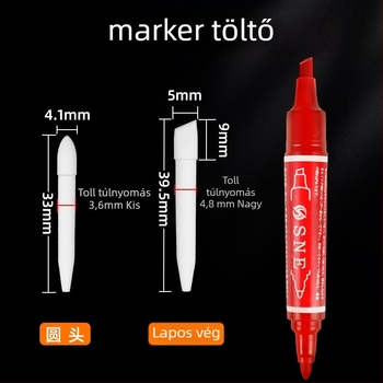 Marie's/Marley marker toll cserélhető magokkal, 64 színváltozat töltőopcióval, művészeknek és diákoknak