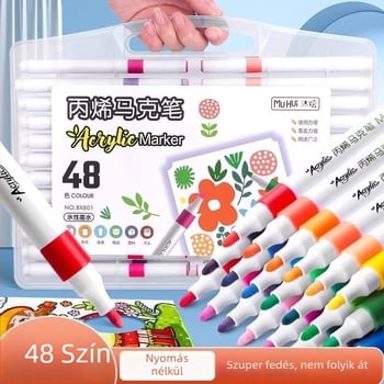 Dehong Akril Marker Tollak Diákoknak, Fedő és Keverhető, Vízalapú