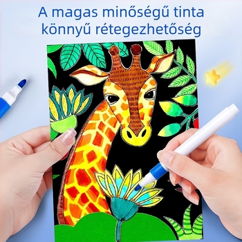 Dehong Akril Marker Tollak Diákoknak, Fedő és Keverhető, Vízalapú