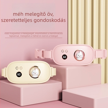 Deréktáji melegítő öv USB-s tápegységgel, grafén infravörös terápia, infravörös fizioterápia, modell ngb01, hőmérséklet 45–60°C