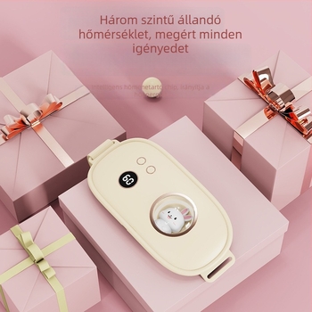 Deréktáji melegítő öv USB-s tápegységgel, grafén infravörös terápia, infravörös fizioterápia, modell ngb01, hőmérséklet 45–60°C