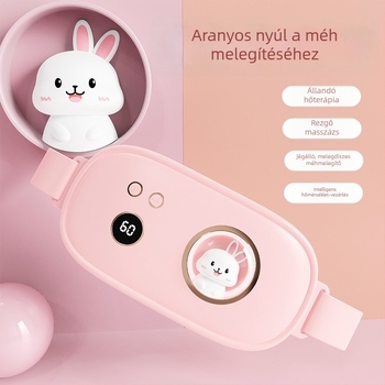 Deréktáji melegítő öv USB-s tápegységgel, grafén infravörös terápia, infravörös fizioterápia, modell ngb01, hőmérséklet 45–60°C