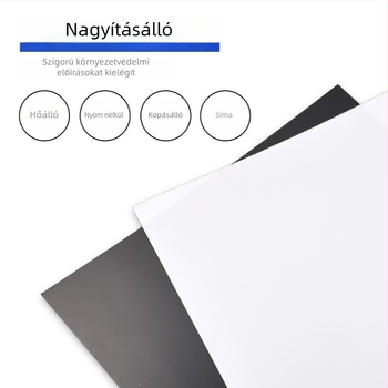 Fényes PVC tábla áttetsző PET filmmel, lángálló PC szilárd panel, vágás igény szerint