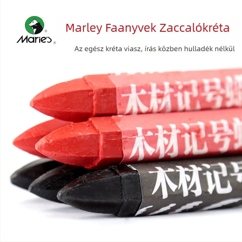 Marley fa marker Crayons rajzoláshoz, vízálló, törölhető