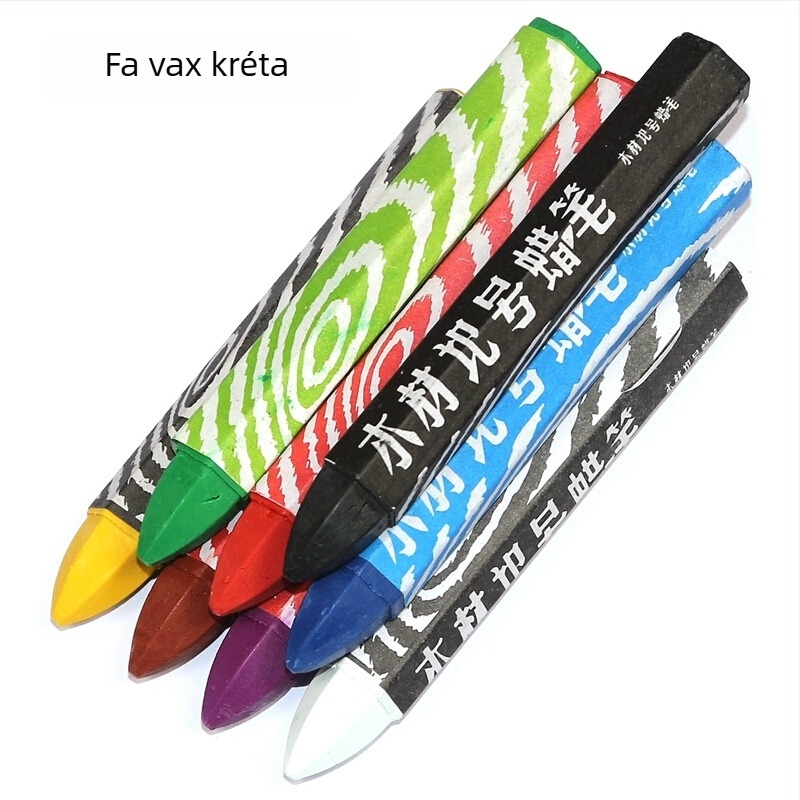 Marley fa marker Crayons rajzoláshoz, vízálló, törölhető