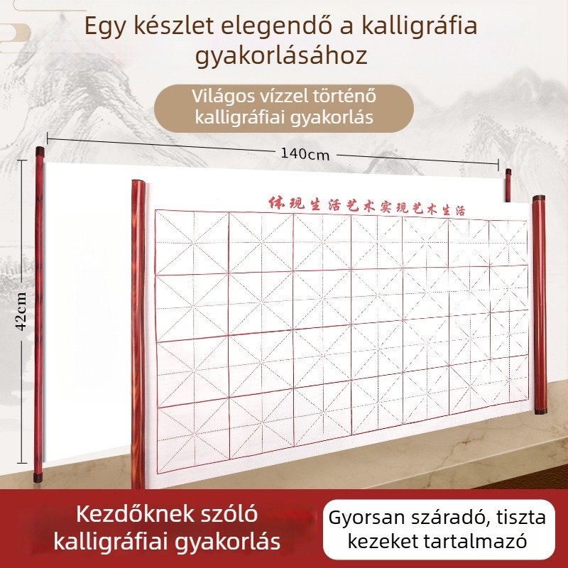 Good times Vízírásra szolgáló vászon a kaligráfia gyakorlásához, vízálló flanel, téglalap alakú