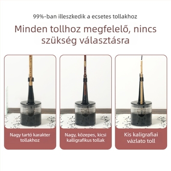 Egyszer használatos tolltartó, multifunkcionális tolltartó antiszarítási ecsettel, hidratáló toll, akasztó zsebbel — műanyag, modell 11, Márka: Tt/daily practice, logó nyomtatás, testreszabás