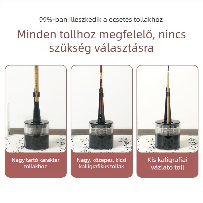 Egyszer használatos tolltartó, multifunkcionális tolltartó antiszarítási ecsettel, hidratáló toll, akasztó zsebbel — műanyag, modell 11, Márka: Tt/daily practice, logó nyomtatás, testreszabás