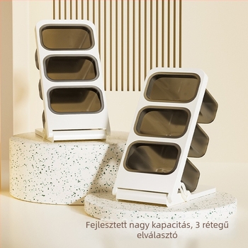 Touchmark Naji sorozat - ferde tolltartó, műanyag, négyszögletes asztali rendező