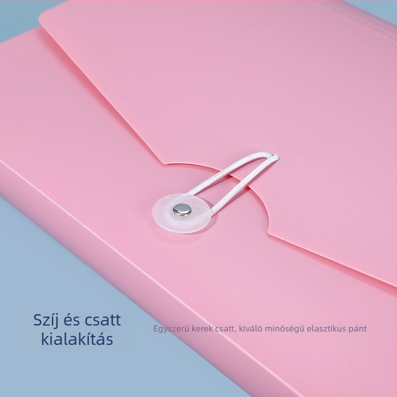 Akor-deon fájlorganizer, 13 rekesz, PP műanyag, külső falvastagság 0,5 mm / belső 0,12 mm, nagy kapacitás