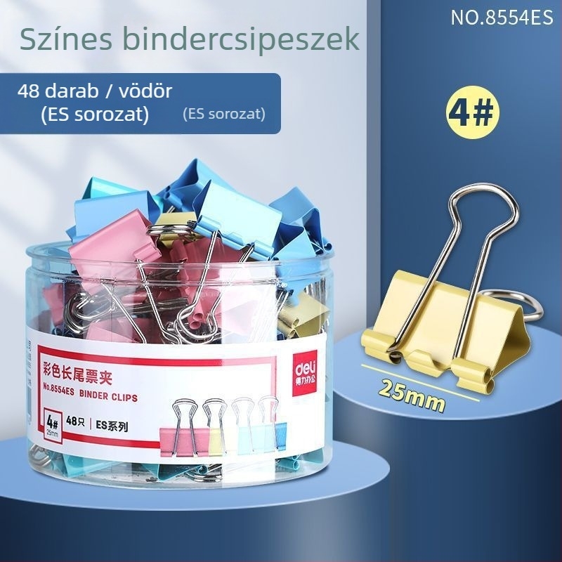 Deli fém klipek készlet – dokumentumklipszek gyűjteménye