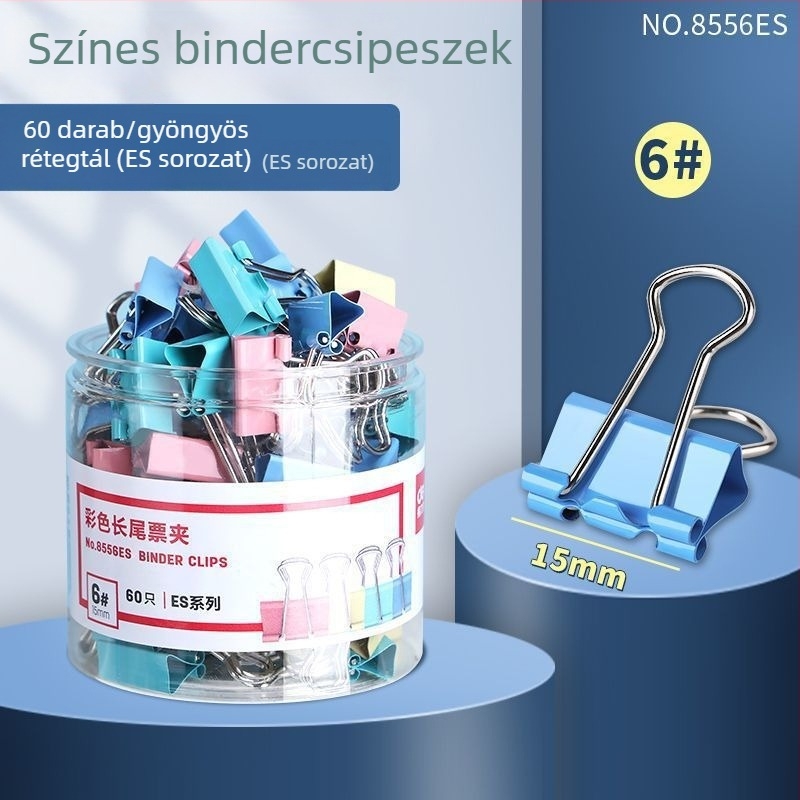 Deli fém klipek készlet – dokumentumklipszek gyűjteménye