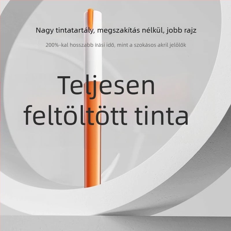 Deli közvetlen folyékony akril marker – puha hegy, nem átszívó, művészethez, akril és akvarell