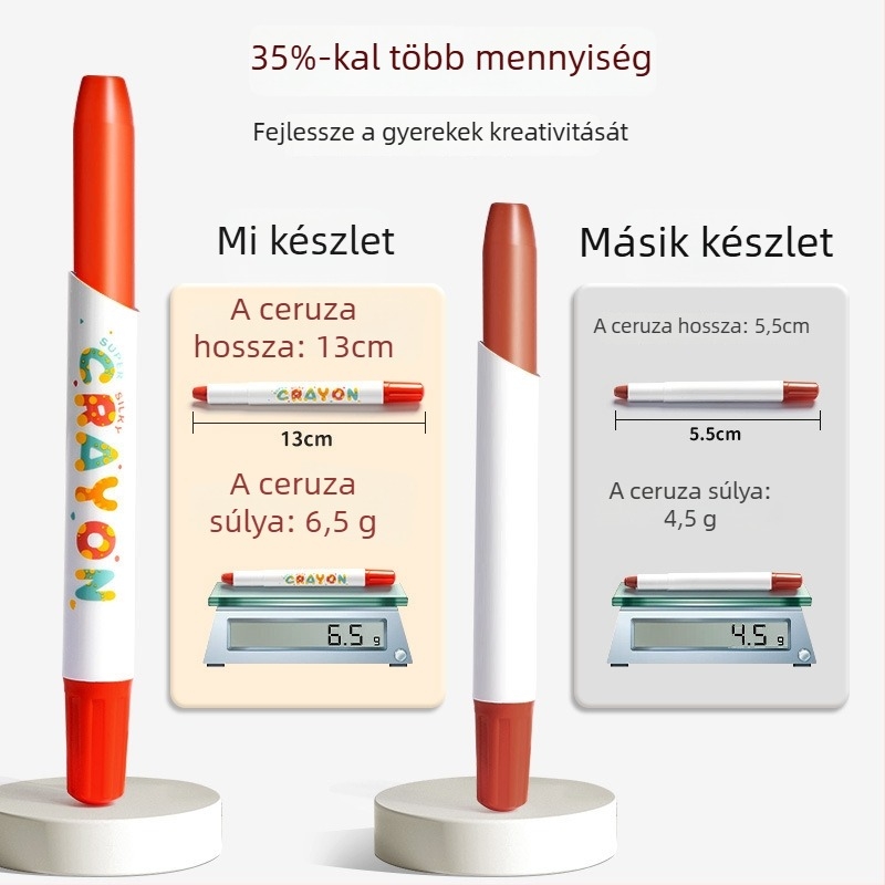 Gyerekeknek festőpálcák – Jiyu Painted Stick, egylöves hegy, műanyag burkolat, hivatalosan jóváhagyott magánmárka