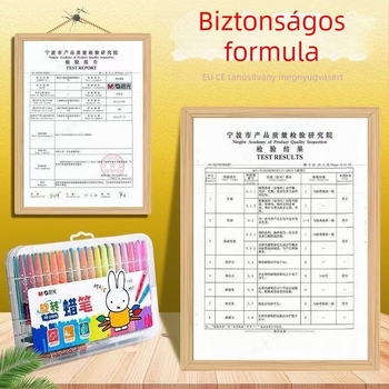 Morning Light X4323 forgó olajpasztell készlet festéshez, kerek hegy, műanyag ház, utántöltő színek 12/24/36