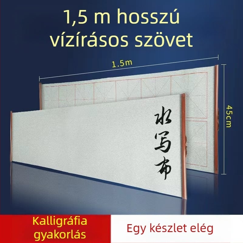 Vízírás kendő kaligráfiához — nem szövött anyag, Márka: Practice every day, Sorozat: Water writing cloth, Felhasználás: vízzel kaligráfia gyakorlására, Forma: téglalap