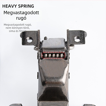 Alumínium keretű ajtócsukló – többirányú 30°/45° szög, hidraulikus csillapító, üvegajtókhoz