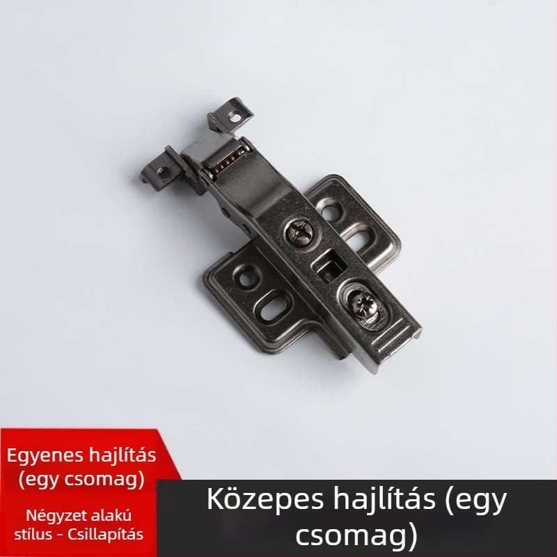 Alumínium keretű ajtócsukló – többirányú 30°/45° szög, hidraulikus csillapító, üvegajtókhoz