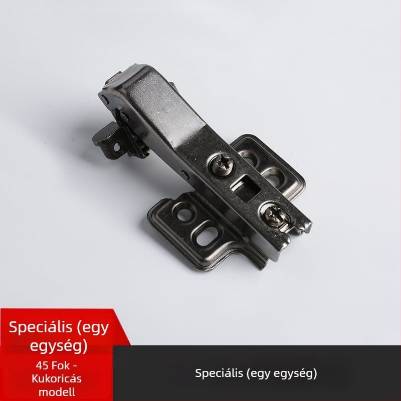 Alumínium keretű ajtócsukló – többirányú 30°/45° szög, hidraulikus csillapító, üvegajtókhoz