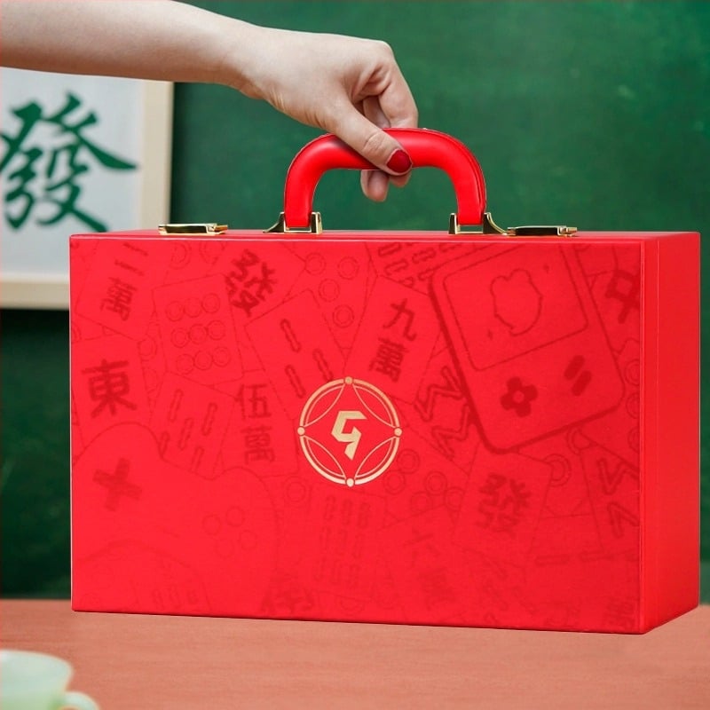 PU bőr tároló doboz zsetonok és társasjátékokhoz, személyre szabott ajándékcsomagolás, modell 001, Sitong