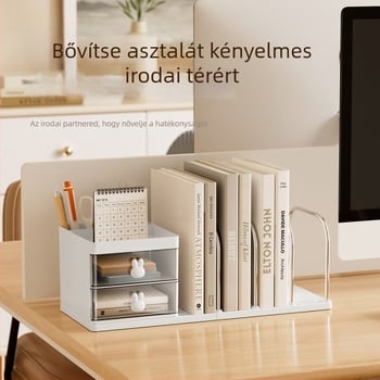 Íróasztali rendező és könyvállvány, műanyagból, model JW2130/JW2150, nettó tömeg 430 g, csomagolás: önálló karton