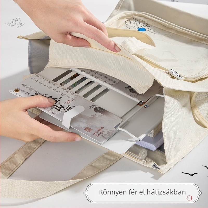 Fém olvasóállvány teleszkópos állítással és háta támaszával, modell KBX-6229, márka Kappa bear, anyag: fém