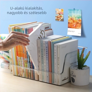 Asztali könyv tároló doboz, Yoshi, modell YKLSL, műanyagból, nettó tömeg 100