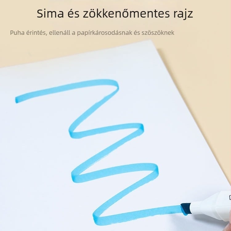 Male Lion kettős fejű marker toll, olaj-alapú akvarell tinta, újratölthető, gyerekeknek, kézi animációhoz