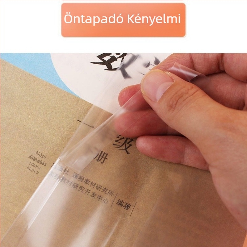 M&G Morning Light átlátszó öntapadós könyvborító fólia, csúszásgátló védelemmel