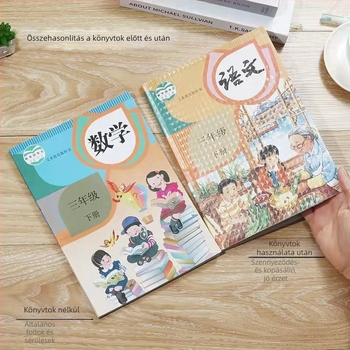 Öntapadós tankönyv borító, környezetbarát CPP anyag, matt vagy átlátszó felület, tankönyv védelem