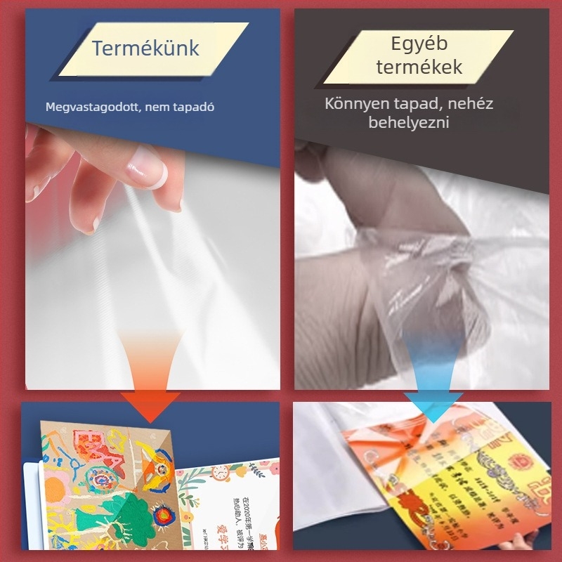 Jiaxun falra szerelhető tanúsítványgyűjtemény könyv, PP anyag; gyártó: Jiaxun; Importált: nem; IP engedély: nem.