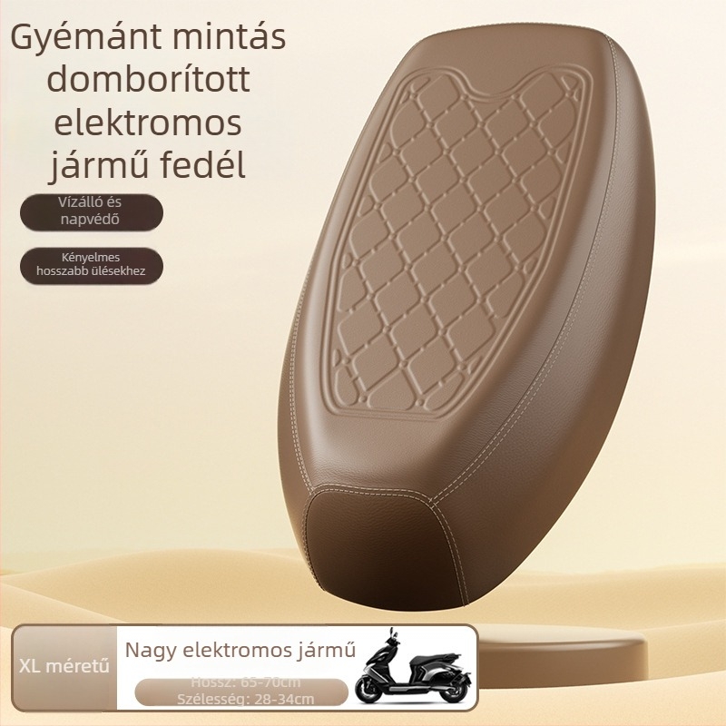 Kepu bőr ülésvédő elektromos járművekhez – vízálló, UV-védelem, nagy tartósság, motorkerékpárok és elektromos kerékpárok számára