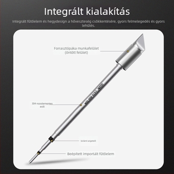 Bozan 470 sorozat – Forrasztóhegy melegítő maggal; formák: horseshoe, round, pointed, flat – Nagy teljesítményű, univerzális