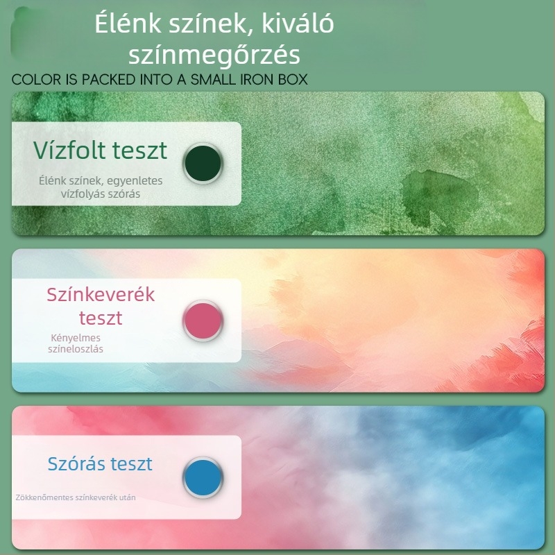 Weizhuang Akvarell Nail Art Pigmentek Perláthatású – Tömör Készlet Festéshez, Dobozos Csomagolás, Festőeszközök