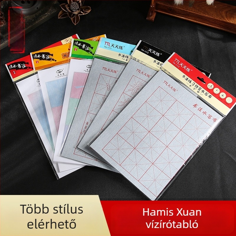 Vízíró kendő gyerekeknek – Kaligráfia gyakorlatsor, nem szövött anyag, Téglalap alakú, 0,02 kg