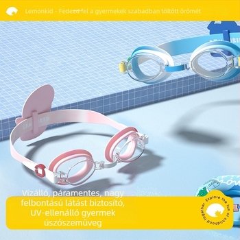 Lemon Baby gyerekek úszószemüveg, vízálló, páramentesített, HD PC lencsék