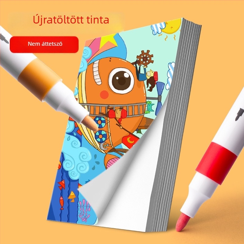 Good Li akril marker toll, 60 újratölthető szín, akvarell hatású tinta, graffitihez és DIY festéshez