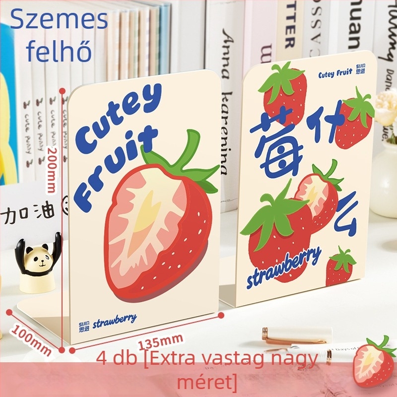 L alakú fém könyvállvány íróasztalhoz – Jiaxun, 2 darab készlet, nettó tömeg 453 g