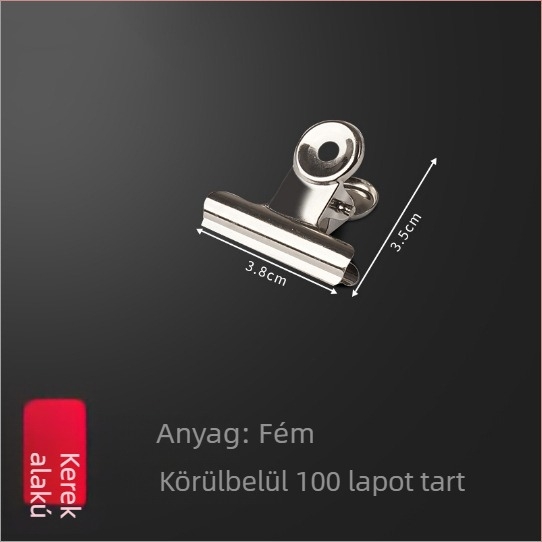 Jegytartó, fém, LC5212, Go grass, klipsz-stílusú rendező