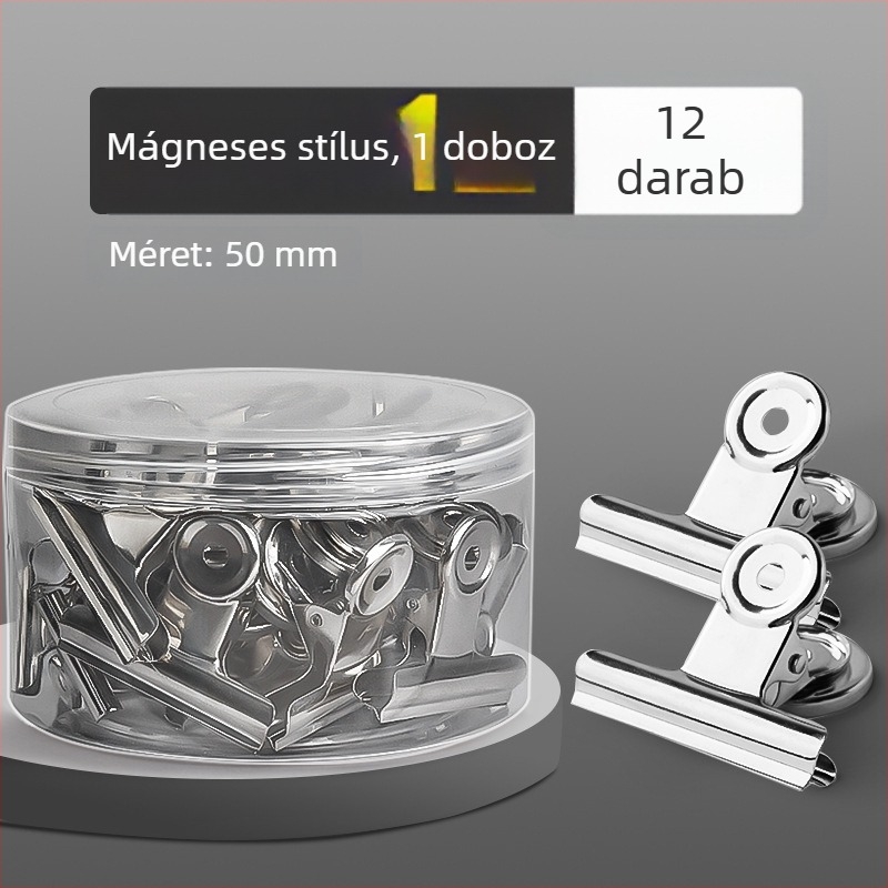 Jegytartó, fém, LC5212, Go grass, klipsz-stílusú rendező