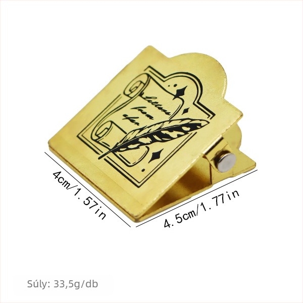 Plasztikus kézi főkönyv-klipsz, Márka: Egyéb, Típus: Egyéb, Cél: Egyéb